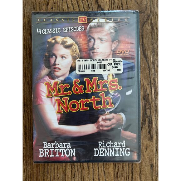Mr. & Mrs. North Classic TV Series DVD With 4 Episodes NEW Sealed - Picture 1 of 4